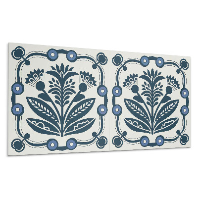 Nástěnný panel Květinový vzor s listy