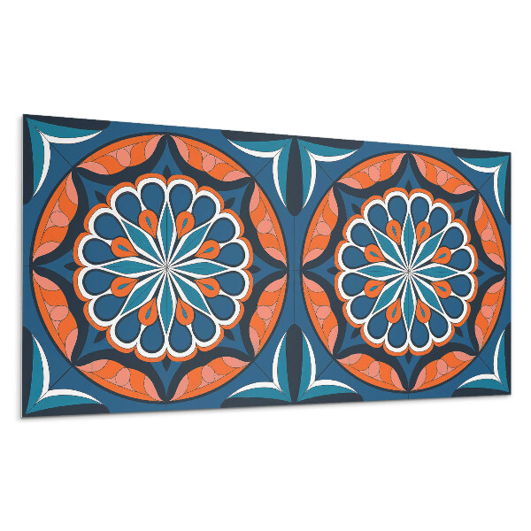 Nástěnný panel Mandala vzor s listy