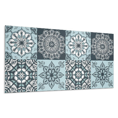 Nástěnný panel Mandalové vzory v mřížce