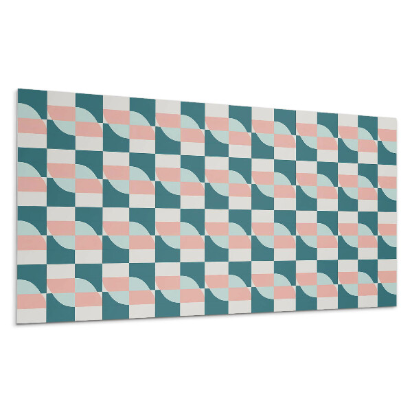 Nástěnný panel Geometrický kostkovaný vzor