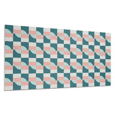 Nástěnný panel Geometrický kostkovaný vzor