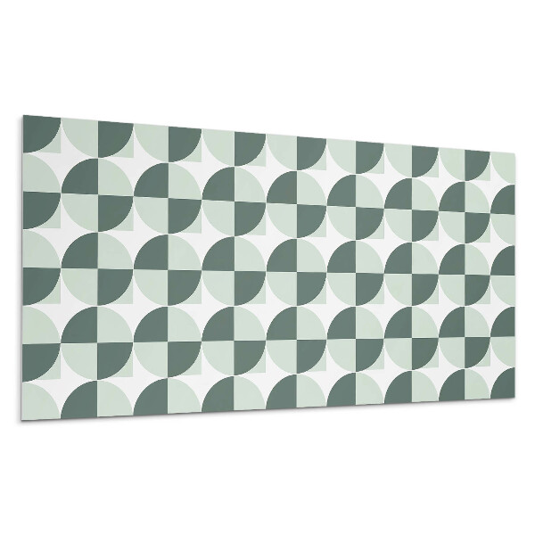 Dekoracni panel Geometrie kruhů a čtverců