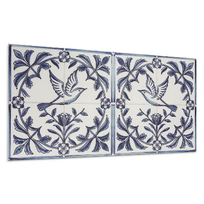 Nástěnný panel Motiv ptáka mezi rostlinami