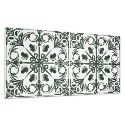 Obkladový panel Rostlinný vzor v dlaždici