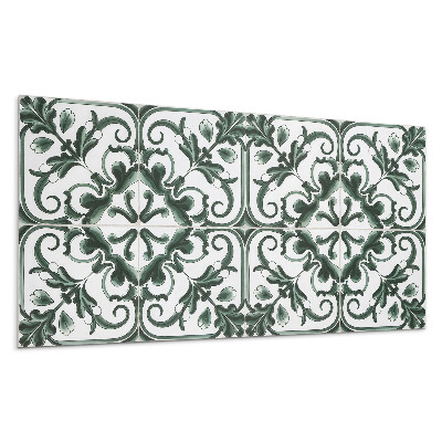 Nástěnný panel Rostlinný vzor ve čtvercích