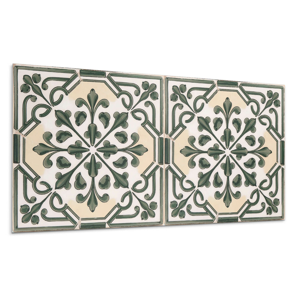 Obkladový panel Rostlinný vzor na dlaždici