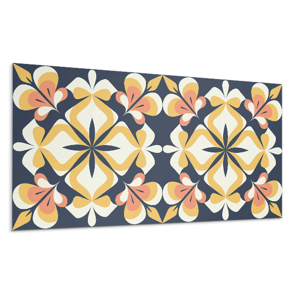 Dekoracni panel Geometrický květinový vzor