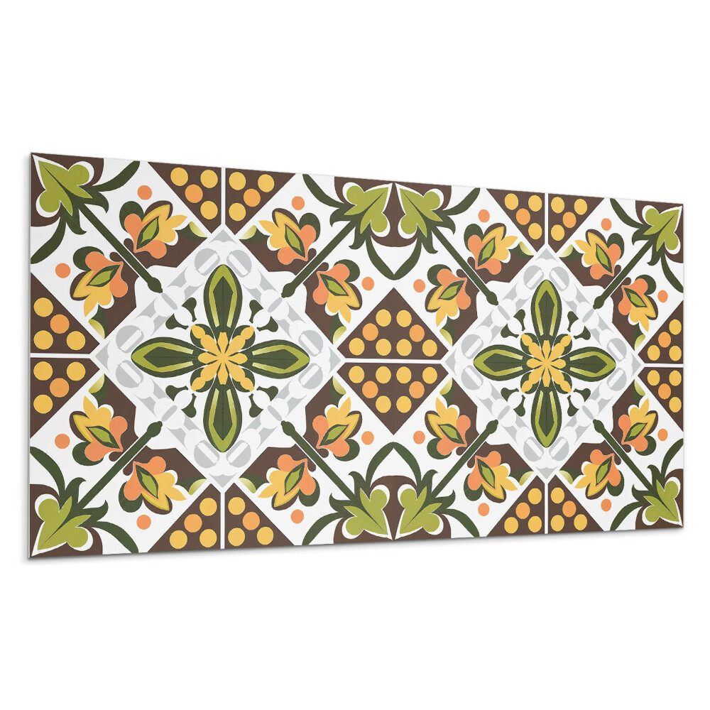 Dekoracni panel Květinový vzor v symetrii