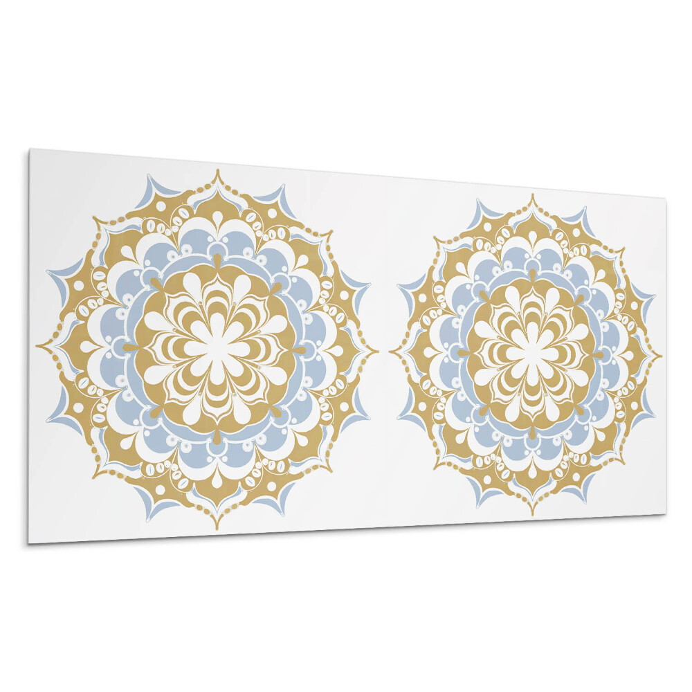 Nástěnný panel Květinový vzor mandaly