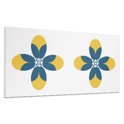 Nástěnný panel Symetrický květinový vzor