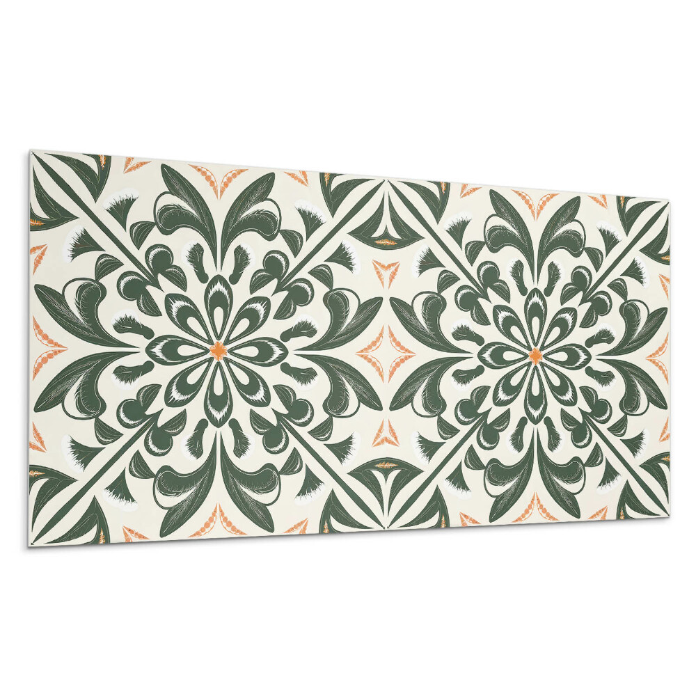 Nástěnný panel Květinový vzor s listy