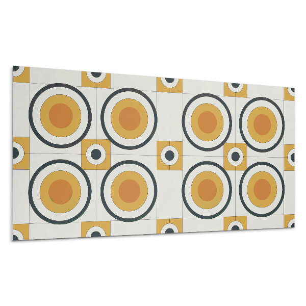 Nástěnný panel Geometrie kruhů a čtverců