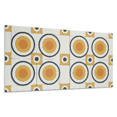 Nástěnný panel Geometrie kruhů a čtverců