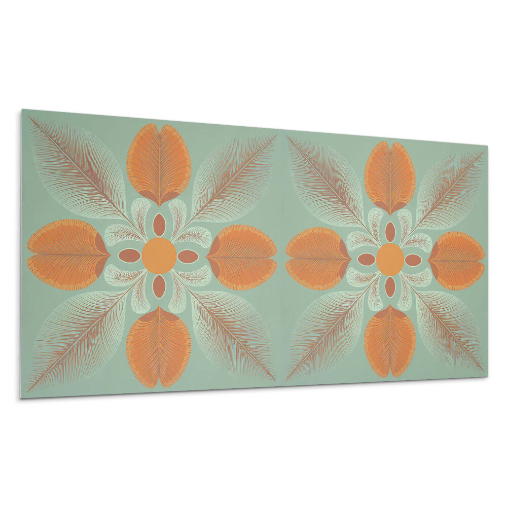 Panel na zeď Květinový vzor s listy