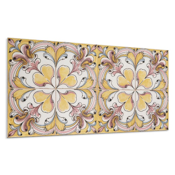 Obkladový panel Květinový vzor s ornamenty