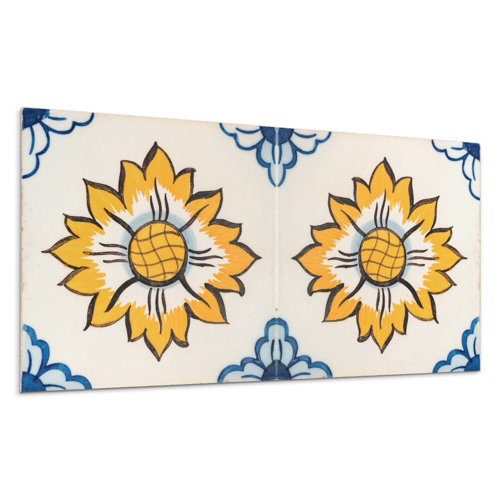 Dekoracni panel Květinový keramický vzor