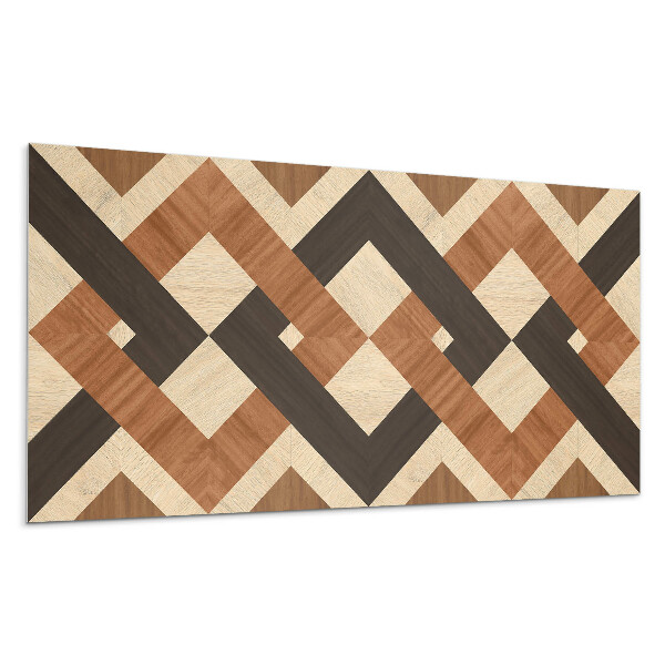 Nástěnný panel Geometrický dřevěný vzor