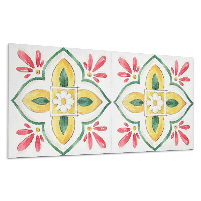 Dekoracni panel Květinový vzor v rámu