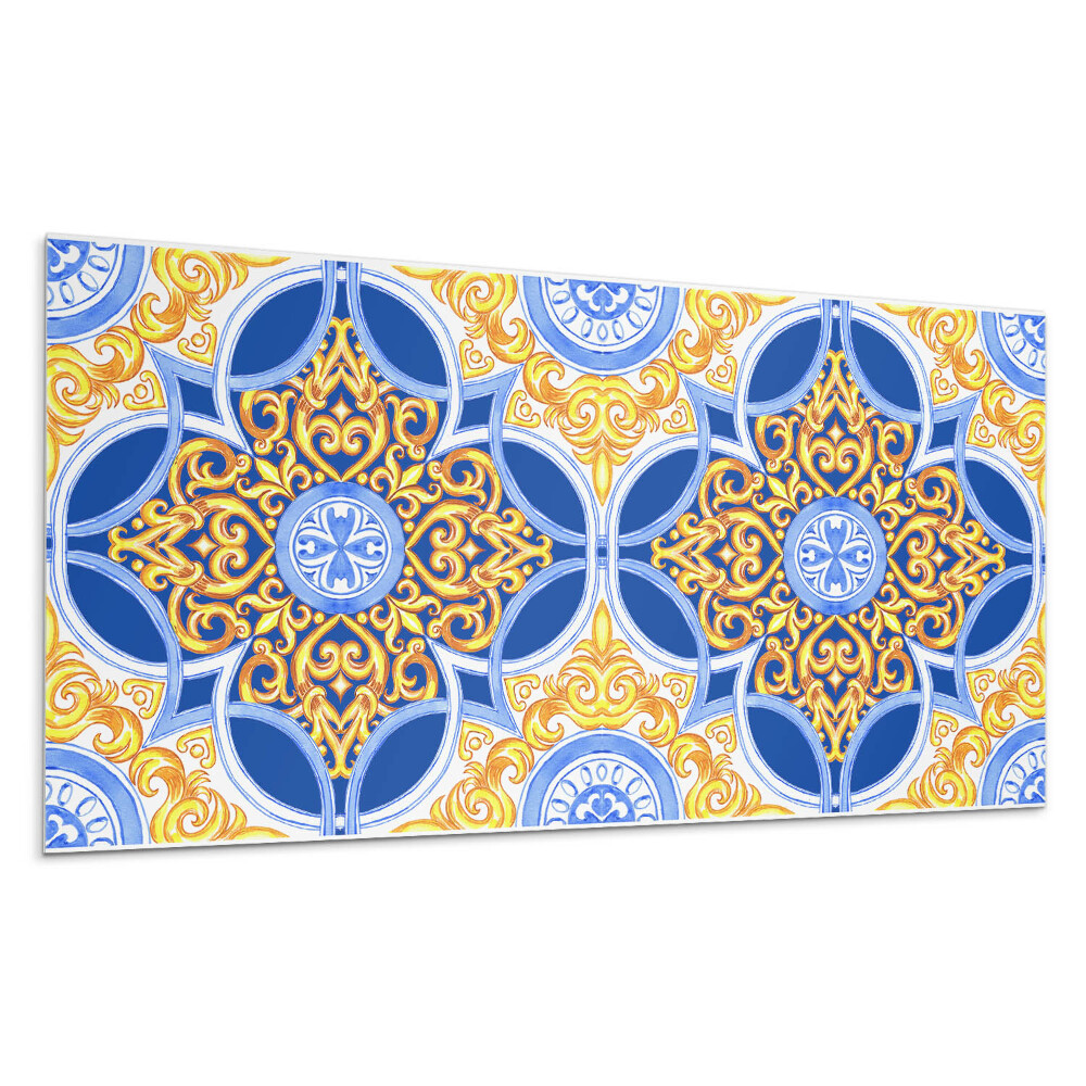 Panel na zeď Dekorativní vzor s květinovým motivem