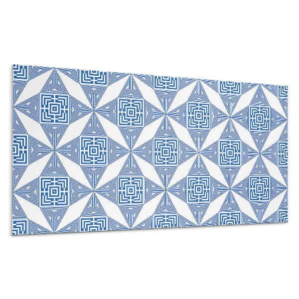 Dekoracni panel Geometrický mřížkový vzor