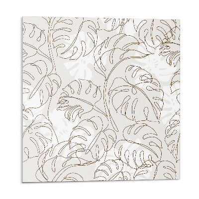 Obkladový panel Listový vzor v jednoduchých liniích