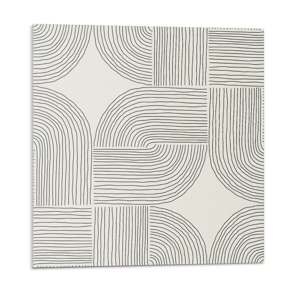 Panel na zeď Stylizované tvary v geometrickém pořadí