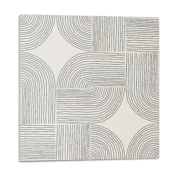 Panel na zeď Stylizované tvary v geometrickém pořadí