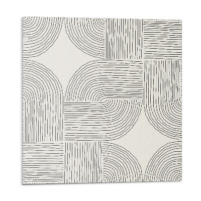 Panel na zeď Stylizované tvary v geometrickém pořadí