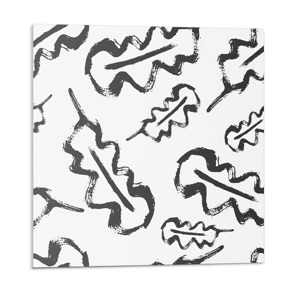 Panel na zeď Listový vzor na pevném pozadí