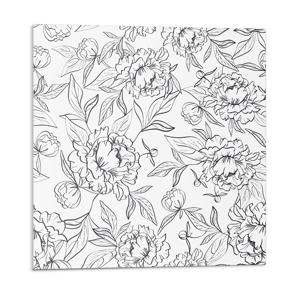 Panel na zeď Květinové aranžmá se zelenými listy