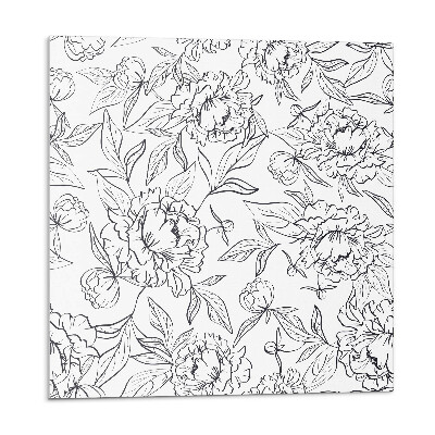 Panel na zeď Květinové aranžmá se zelenými listy