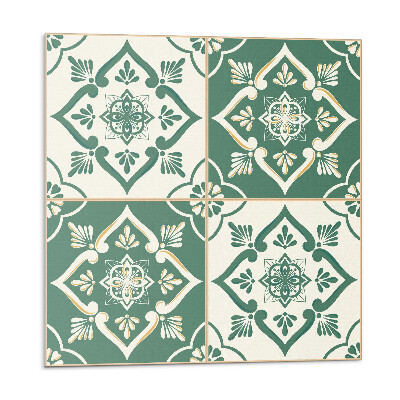 Nástěnný panel Květinové motivy na keramice