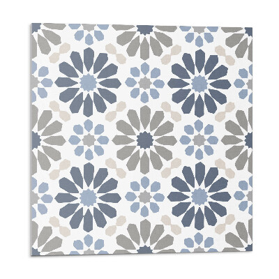 Nástěnný panel Květinová harmonie v symetrii