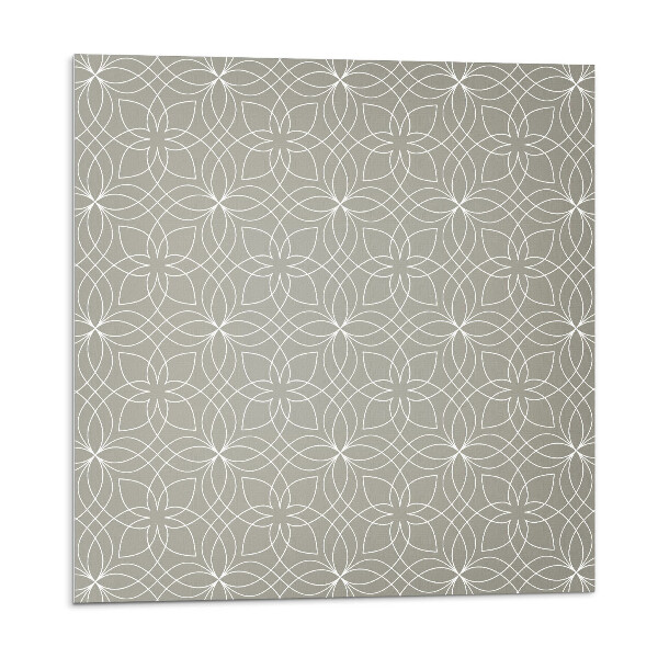 Obkladový panel Květinový vzor v geometrickém stylu