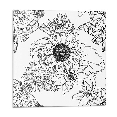 Obkladový panel Květinový vzor v řadě