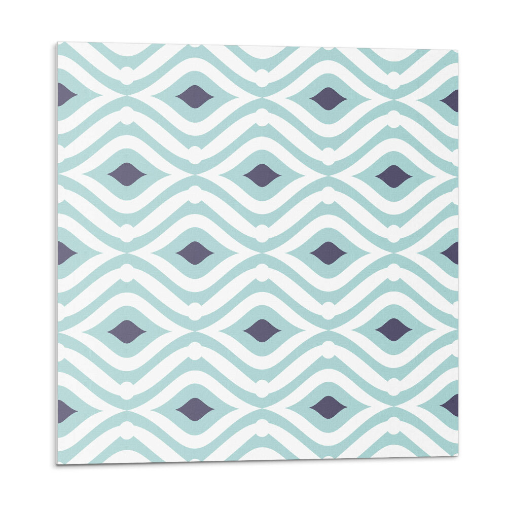 Nástěnný panel Rytmické vlny a kosočtverce