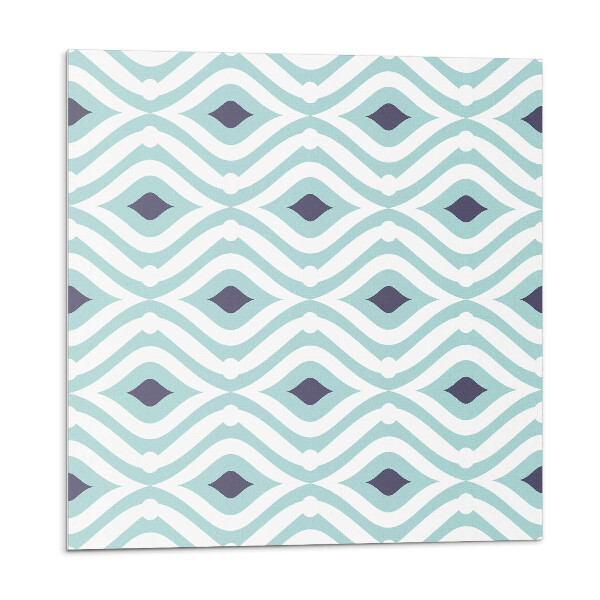 Nástěnný panel Rytmické vlny a kosočtverce