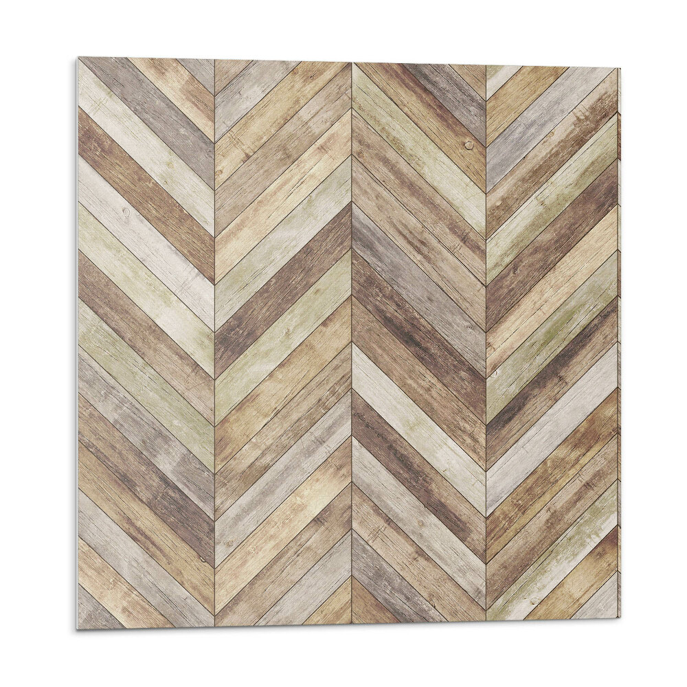 Nástěnný panel Vzor rybí kosti z dřevěných prken