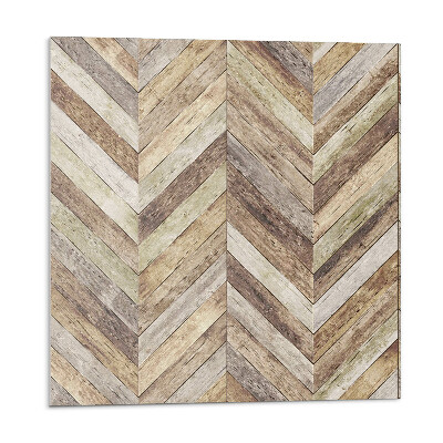 Nástěnný panel Vzor rybí kosti z dřevěných prken