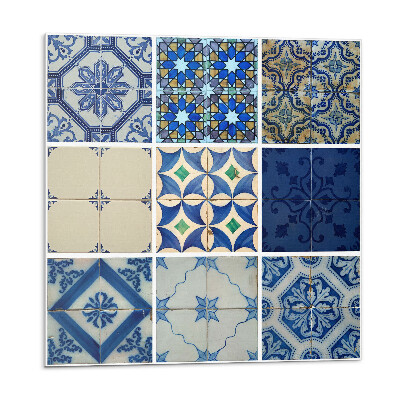 Panel na zeď Vzory keramických dlaždic