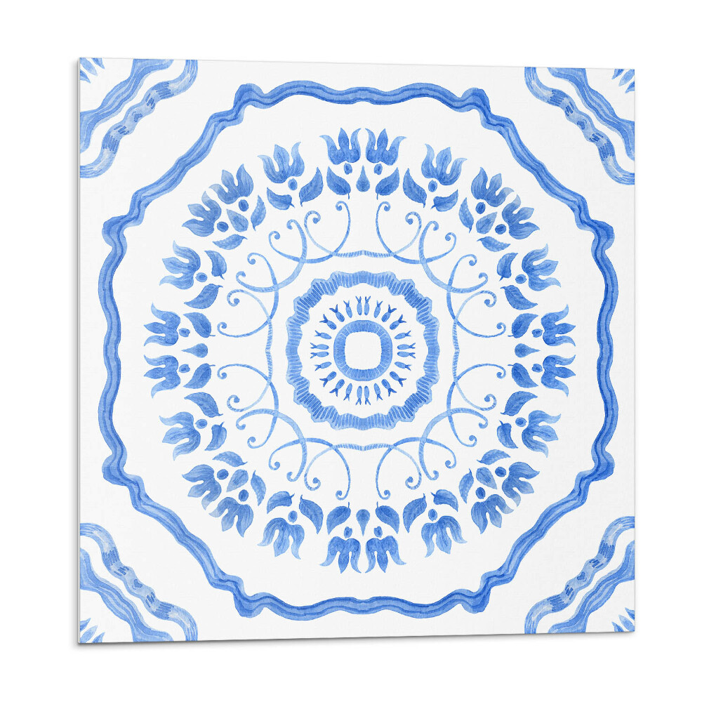 Panel na zeď Květinový vzor v kruhu