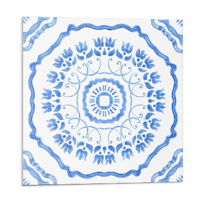 Panel na zeď Květinový vzor v kruhu