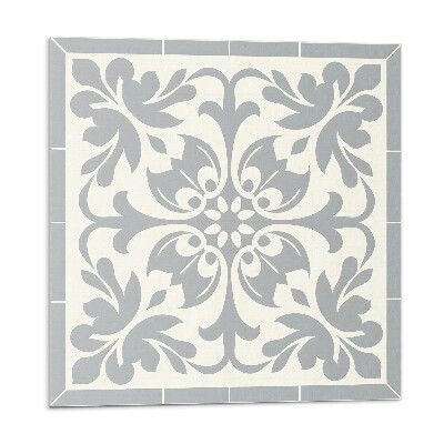 Obkladový panel Rostlinný motiv na dlaždicích