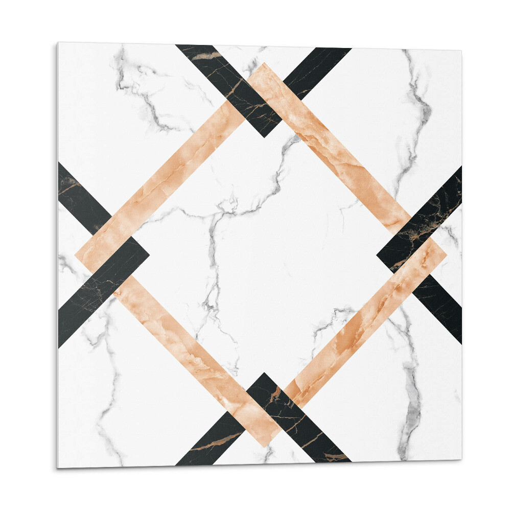 Panel na zeď Moderní mramorové geometrické motivy
