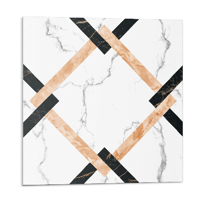 Panel na zeď Moderní mramorové geometrické motivy