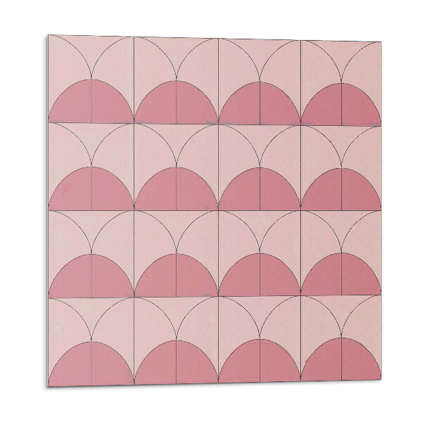 Nástěnný panel Půlkruhový geometrický vzor v kompozici