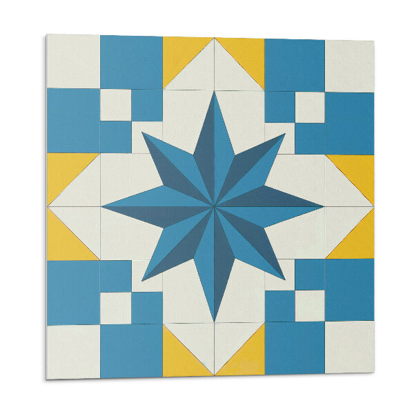 Nástěnný panel Hvězdný vzor v geometrické kompozici