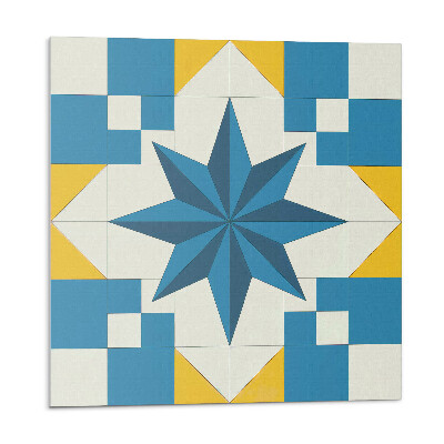 Nástěnný panel Hvězdný vzor v geometrické kompozici