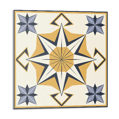 Panel na zeď Kompasový vzor s hvězdami