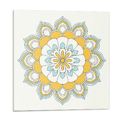 Obkladový panel Květinová mandala v uměleckém stylu